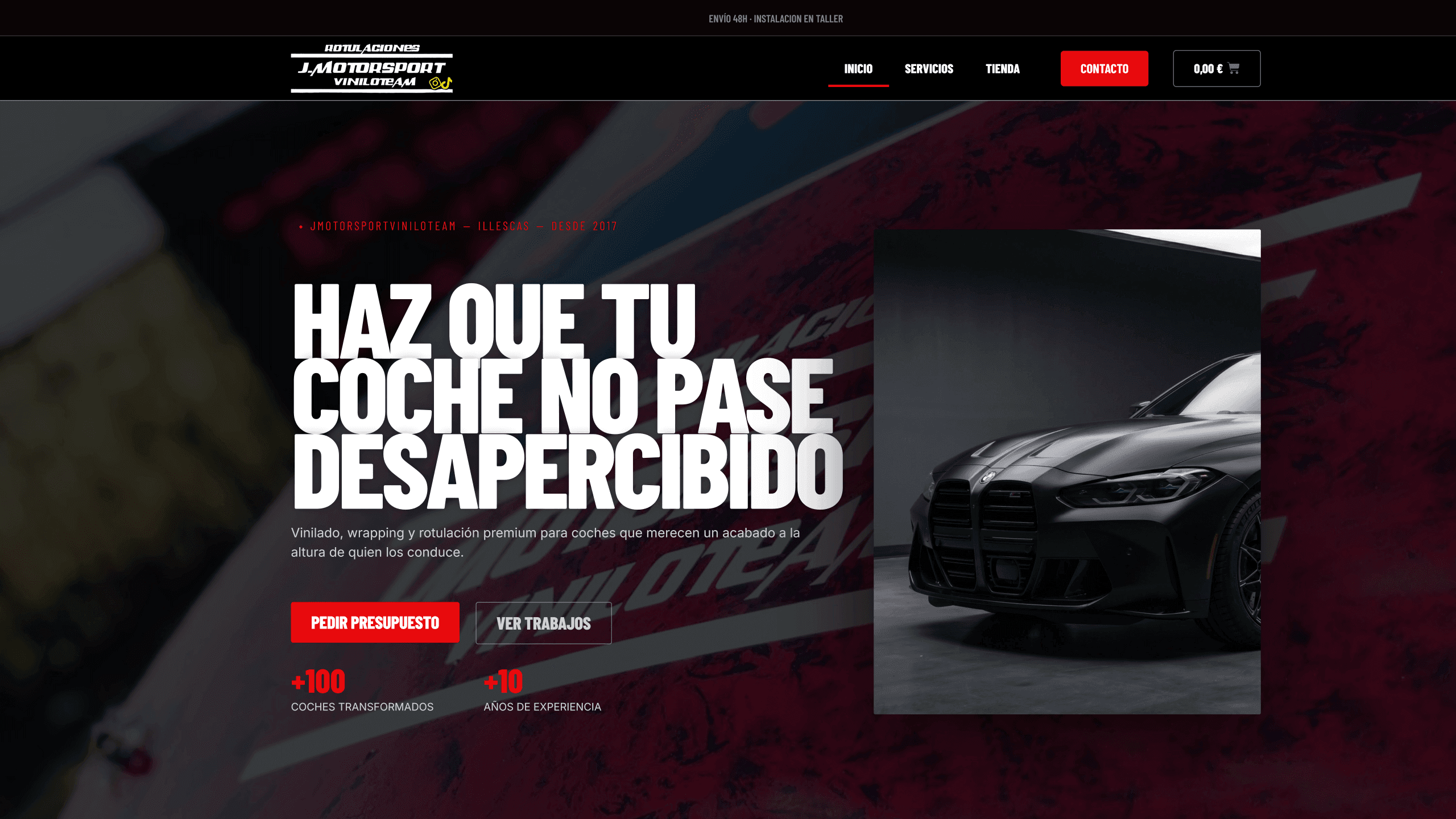 Web del proyecto JMotorsport Vinilo Team